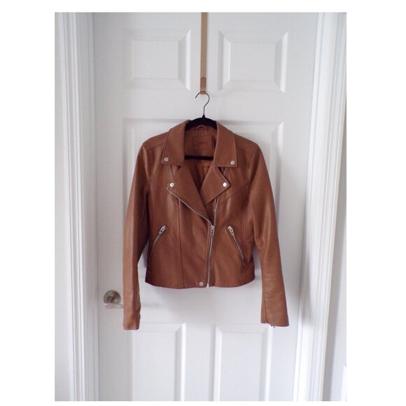 Blank NYC Women's Brown Leather Jacket - Picture 2 of 4